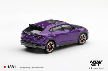 1/64 LAMBORGHINI URUS PERFORMANTE VIOLA PASIFAE - Mini GT - MGT01381 ***Pre Order***