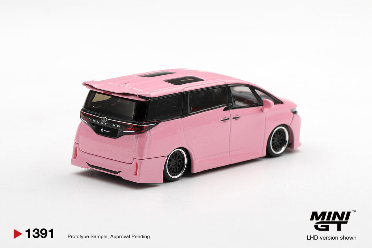 1/64  TOYOTA VEILFIRE 40 KUHL METALLIC PINK  - Mini GT - MGT01391 ***Pre Order***