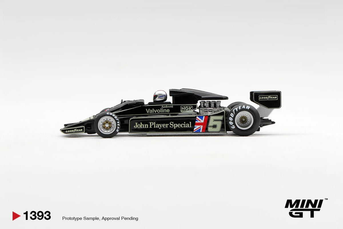 1/64 LOTUS 78 NO.5 MARIO ANDRETTI 1977 US GP WEST WINNER  - Mini GT - MGT01393  ***Pre Order***