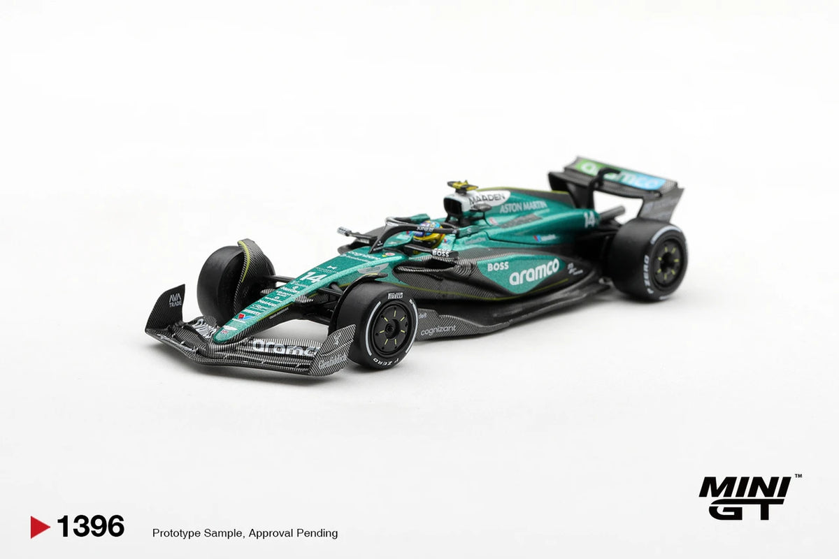 1/64 ASTON MARTIN AMR24 NO.14 FERNANDO ALONSO 2024 F1 2024 LAS VEGAS GP - Mini GT - MGT01396  ***Pre Order***