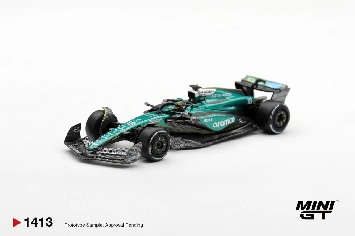 1/64 ASTON MARTIN AMR24 NO.18 LANCE STROLL 2024 F1 2024 LAS VEGAS GP - Mini GT - MGT01413  ***Pre Order***
