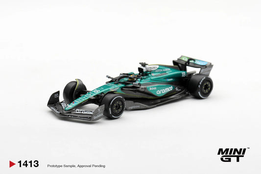 1/64 ASTON MARTIN AMR24 NO.18 LANCE STROLL 2024 F1 2024 LAS VEGAS GP - Mini GT - MGT01413  ***Pre Order***