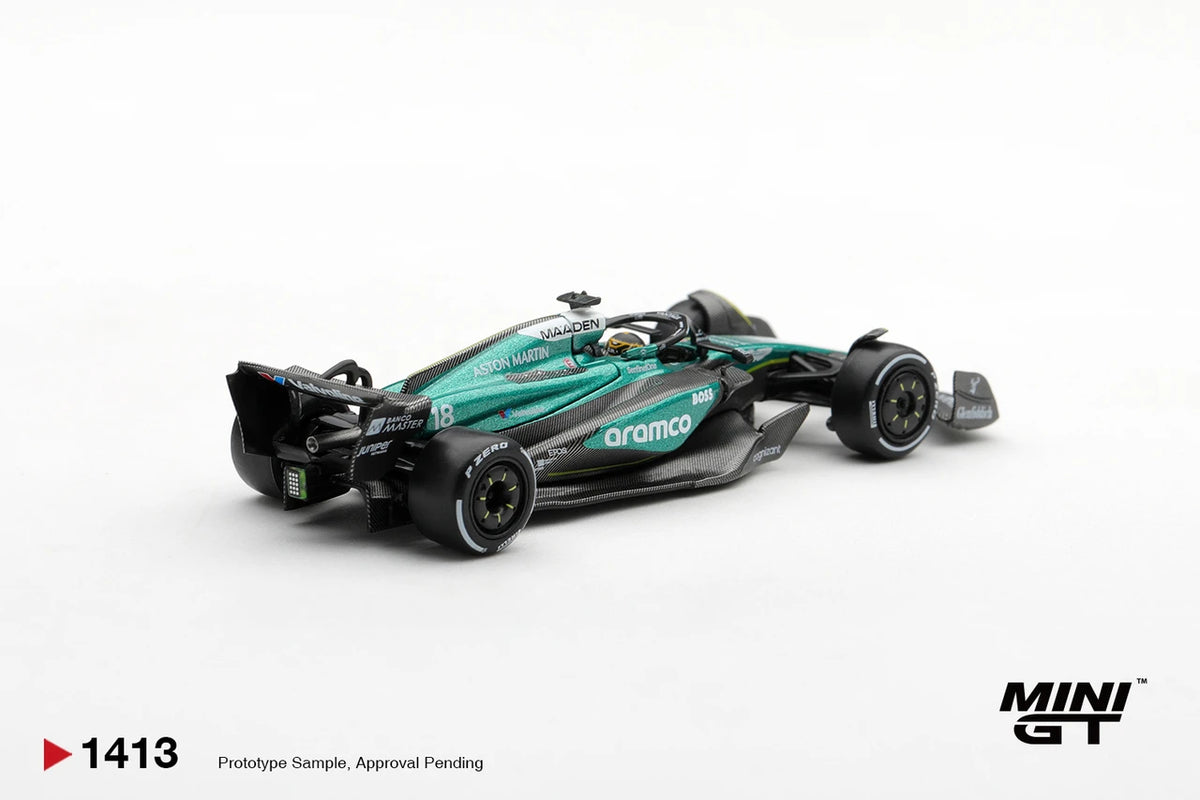 1/64 ASTON MARTIN AMR24 NO.18 LANCE STROLL 2024 F1 2024 LAS VEGAS GP - Mini GT - MGT01413  ***Pre Order***