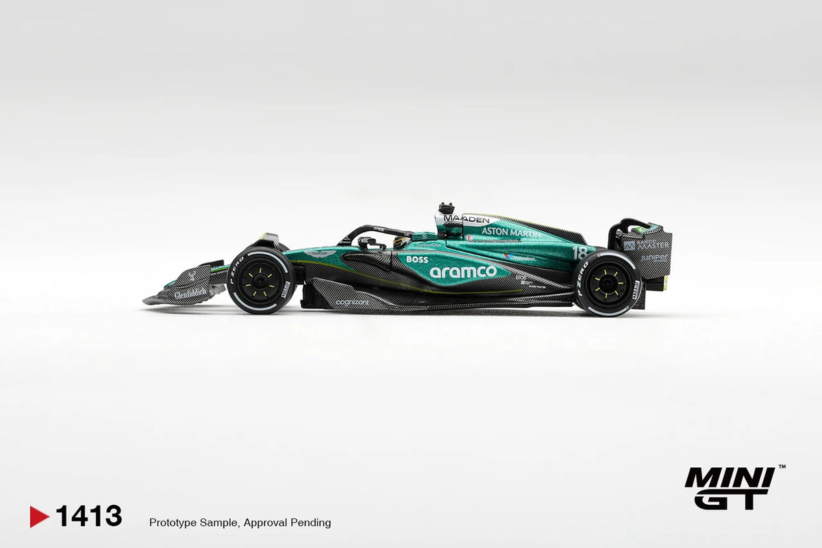 1/64 ASTON MARTIN AMR24 NO.18 LANCE STROLL 2024 F1 2024 LAS VEGAS GP - Mini GT - MGT01413  ***Pre Order***
