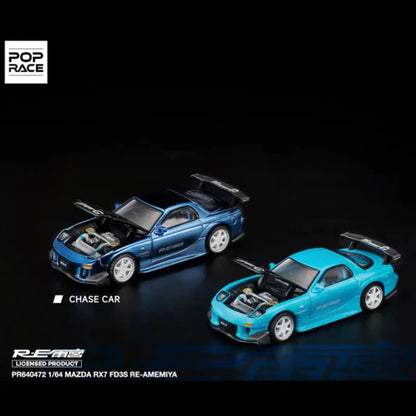 1/64 - Mazda RX-7 (FD3S) RE-Amemiya, blue - Tokyo Auto Salon 2026 - Poprace - PR640472
