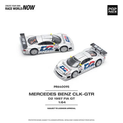 1/64 MERCEDES-BENZ CLK AMG GTR - 1997 FIA GT D2 PRIVAT - Poprace - PR640095