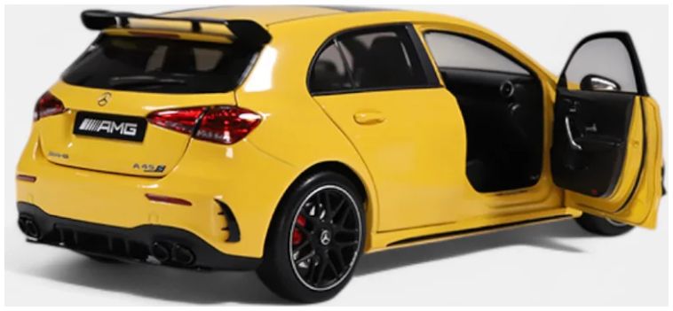 1/18 - Mercedes AMG A 45 S 4MATIC + Sun Yellow - NZG - 1069/61