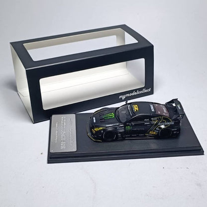1/64 -Nissan GT-R R35 Silhouette Works Black Monster Livery - MyModelcollect