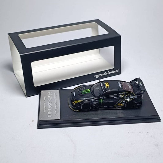 1/64 -Nissan GT-R R35 Silhouette Works Black Monster Livery - MyModelcollect