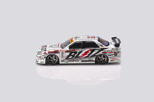 1/64 - Nissan Skyline GT-R ER34 25GTT GT-T Turbo D1GP Biltz Drift 2007 Edition (Limited 899 Pieces) - Mortal Models