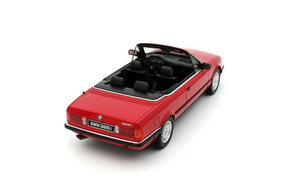 1/18 BMW 325I CONVERTIBLE BRIGHT RED 1986 - Otto Models - OT1194