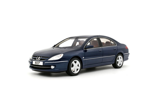 1/18 PEUGEOT 607 3.0 V6 PHASE 2 BLUE MONTEBELLO 2008 - Otto Models - OT485