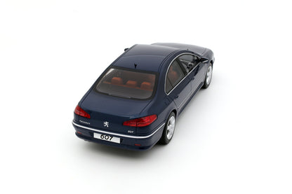 1/18 PEUGEOT 607 3.0 V6 PHASE 2 BLUE MONTEBELLO 2008 - Otto Models - OT485