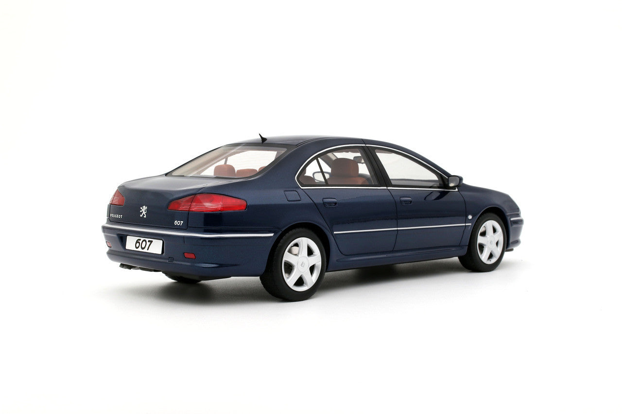 1/18 PEUGEOT 607 3.0 V6 PHASE 2 BLUE MONTEBELLO 2008 - Otto Models - OT485