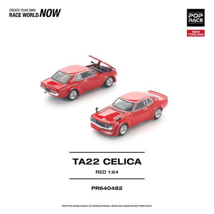 1/64 Toyota TA22 Celica, red - Pop Race - PR640482