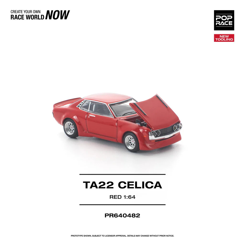 1/64 Toyota TA22 Celica, red - Pop Race - PR640482