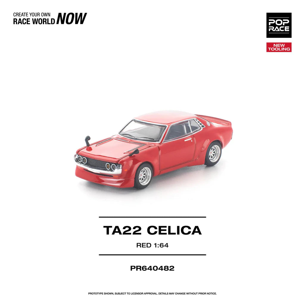 1/64 Toyota TA22 Celica, red - Pop Race - PR640482