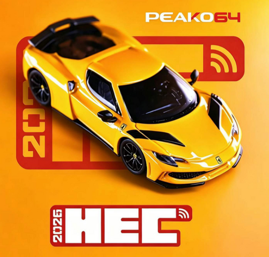 1/64 2026 BEIJING HEC 2026 - Novitec Ferrari 296 N-Largo - Peako64 - * HEC Event Specials*