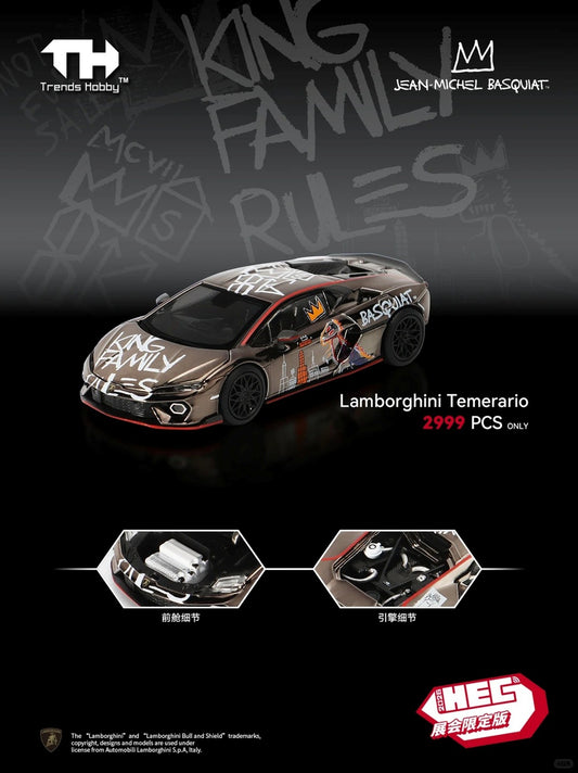 1/64 2026 BEIJING HEC Lamborghini Temerario Basquiat  - Trend Hobby - * HEC Event Specials*