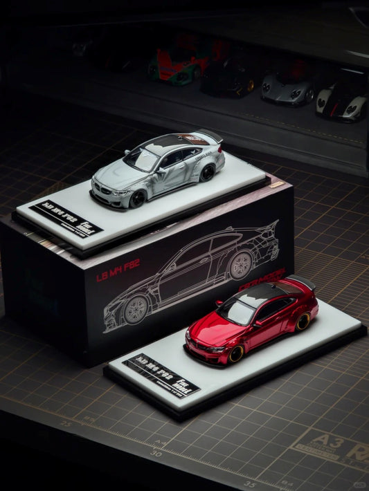 1/64 FOSHAN APAXPO x Fine Model BMW LBWK M4 F82 Grey/Red - 2026 Auto Passion Alliance (APAxpo) - Howie Model -   ***coming soon***