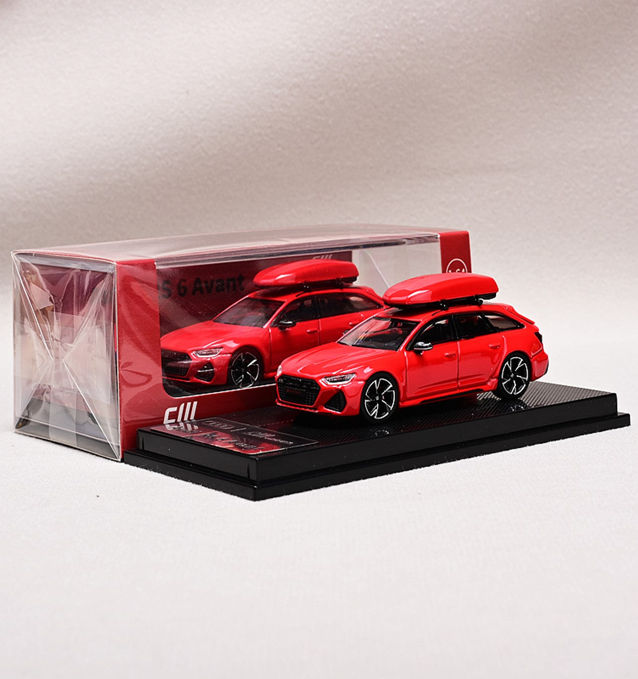 1/64 - AUDI - A6 RS6 AVANT C8 SW STATION WAGON 2021 - RED - CM Models