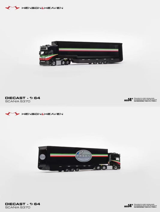 1/64 Scania S370 Truck and Trailer - Pagani - Henson & Heaven