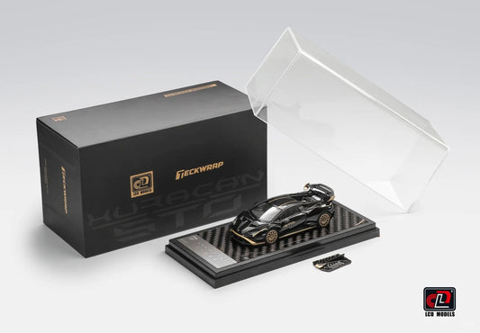 1/64 2026 BEIJING HEC 2026 Lamborghini Huracan STO - Black&Gold Limited Edition Exhibition Exclusive: 1,699 units - LCD Models - * HEC Event Specials*