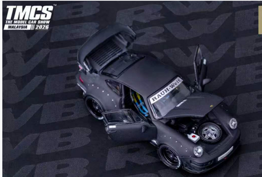1/64 rwb964, matt black, *TMCS Event Cars* - PGM - coming soon.