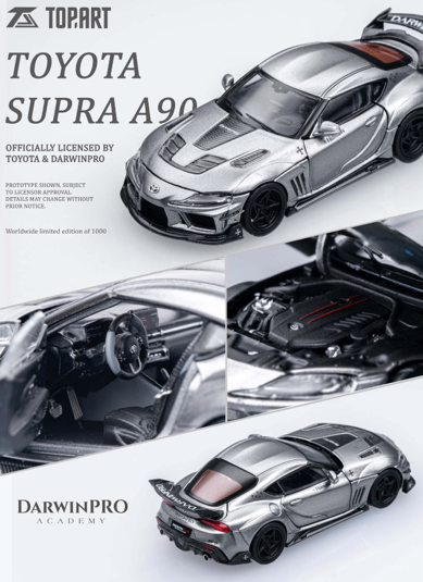 1/64 TOP ART Toyota Supra A90 Metallic Silver | 2026 Auto Passion Alliance - Topart -   ***coming soon***