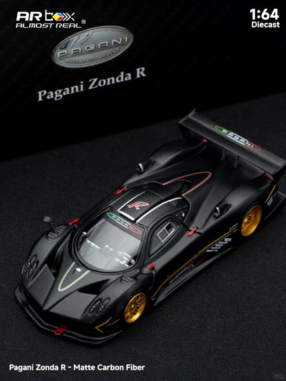 1/64 2026 BEIJING HEC  Pagani Zonda Matte Carbon Fiber - AR Box - * HEC Event Specials*