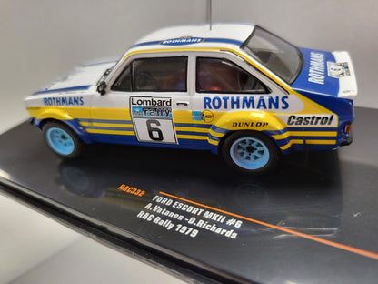 IXO 1:43 SCALE Ford Escort MKII #6 RAC Rally 1979 RAC332