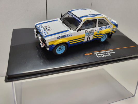 IXO 1:43 SCALE Ford Escort MKII #6 RAC Rally 1979 RAC332