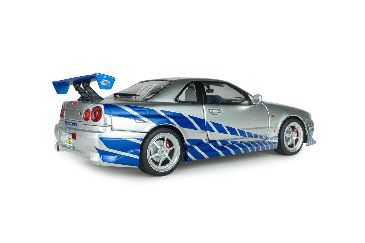1/18 NISSAN SKYLINE GT-R (BNR34) 2FAST2FURIOUS BRIAN - Solido - S1804315A