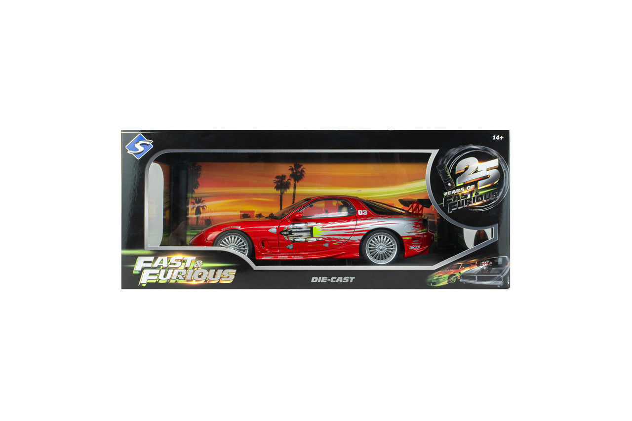 1/18 MAZDA RX7 FD3RS FAST AND FURIOUS 1 DOM - Solido - S1810610A