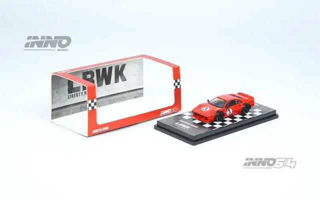 1/64 - LBWK 308 GTB (Ferrari) #3, red - in64LBWK308-RED