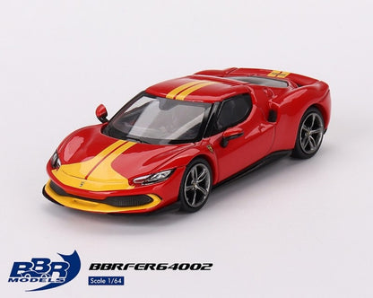 1/64 FERRARI 296 GTB ASSETTO FIORANO ROSSO CORSA - BBRFER64002