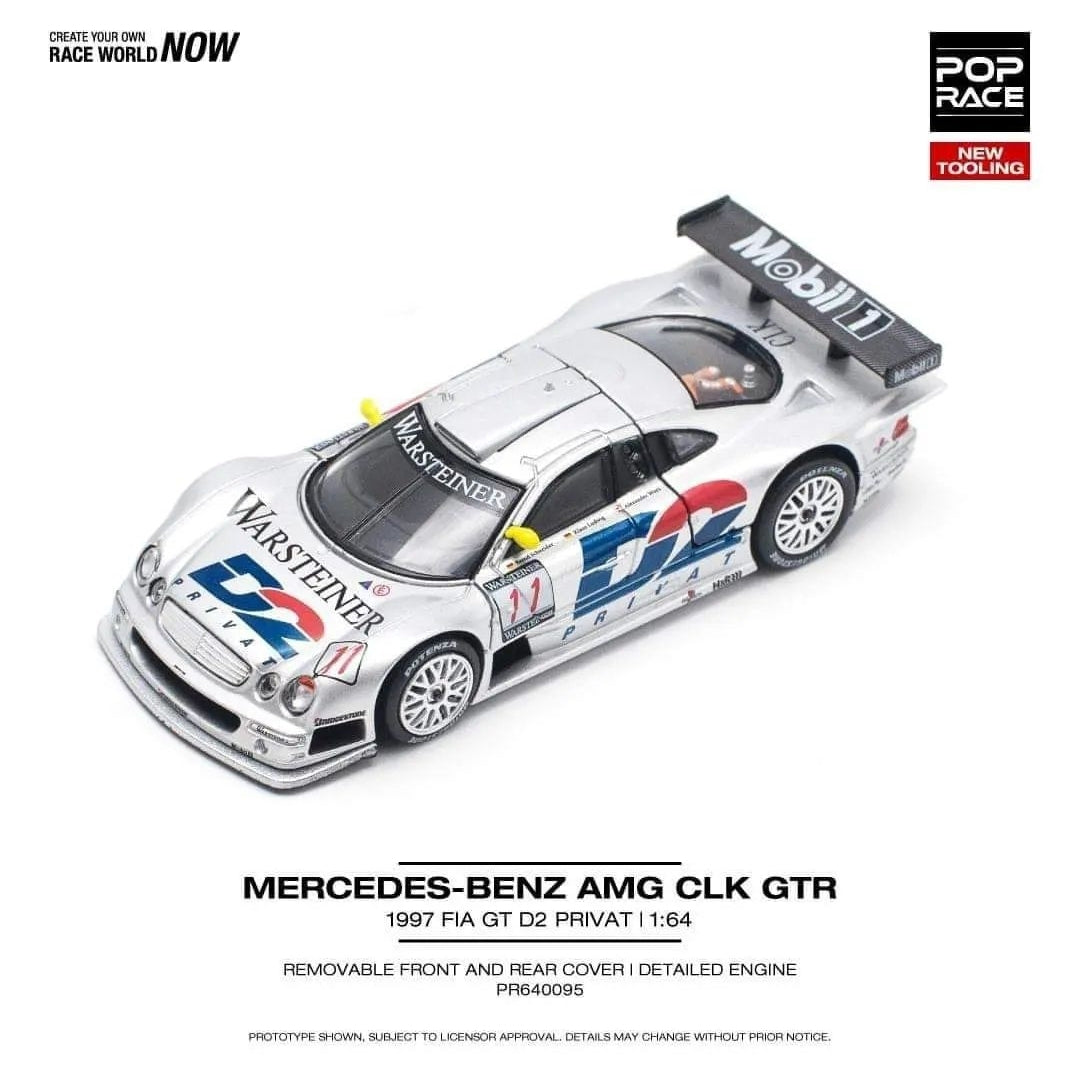 1/64 MERCEDES-BENZ CLK AMG GTR - 1997 FIA GT D2 PRIVAT -  PR640095