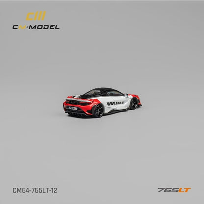 1:64 Mclaren  765LT White/Red - CM64- 765LT-12