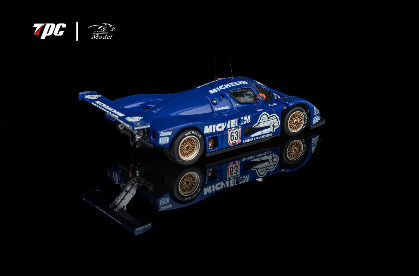 1:64  Sauber Mercedes C9 1988 Le Mans (4 Colours) - TPC x YS Model