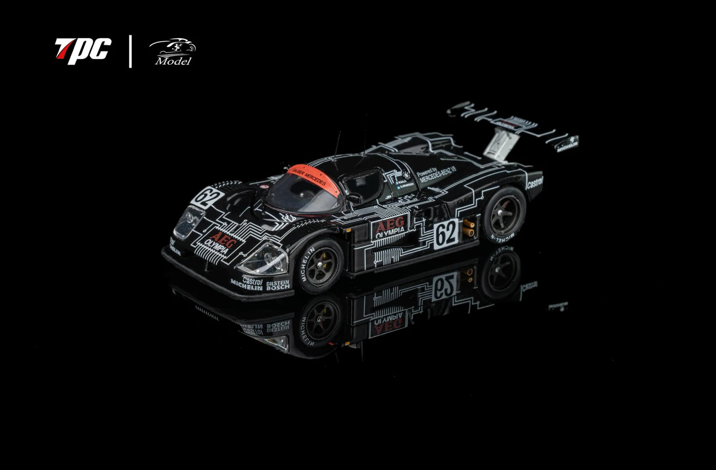 1:64  Sauber Mercedes C9 1988 Le Mans (4 Colours) - TPC x YS Model
