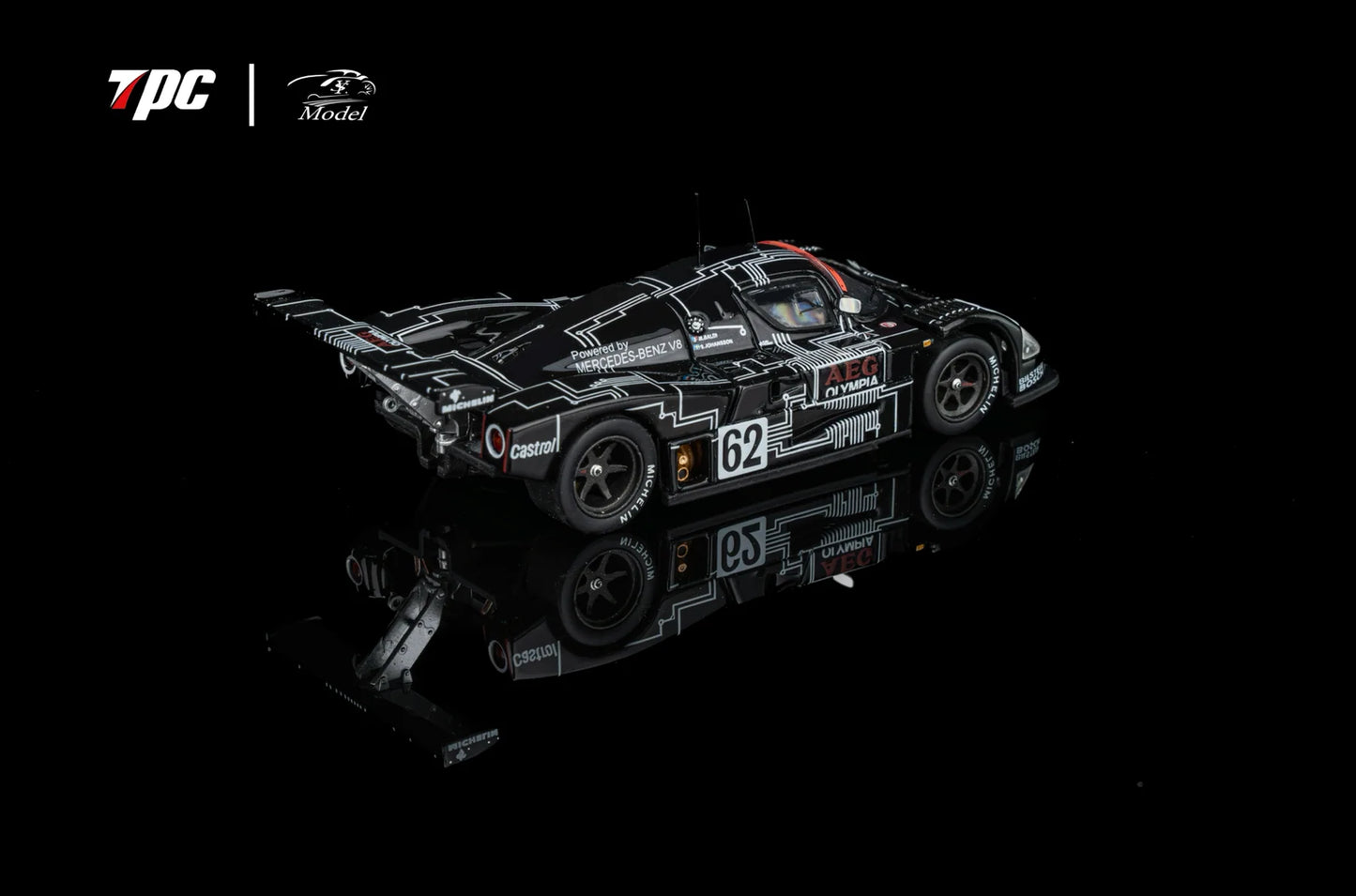 1:64  Sauber Mercedes C9 1988 Le Mans (4 Colours) - TPC x YS Model