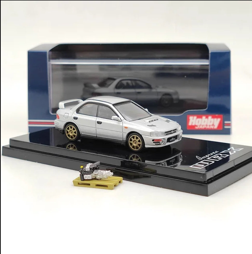 1/64 - Subaru Impreza WRX Silver - Hobby Japan