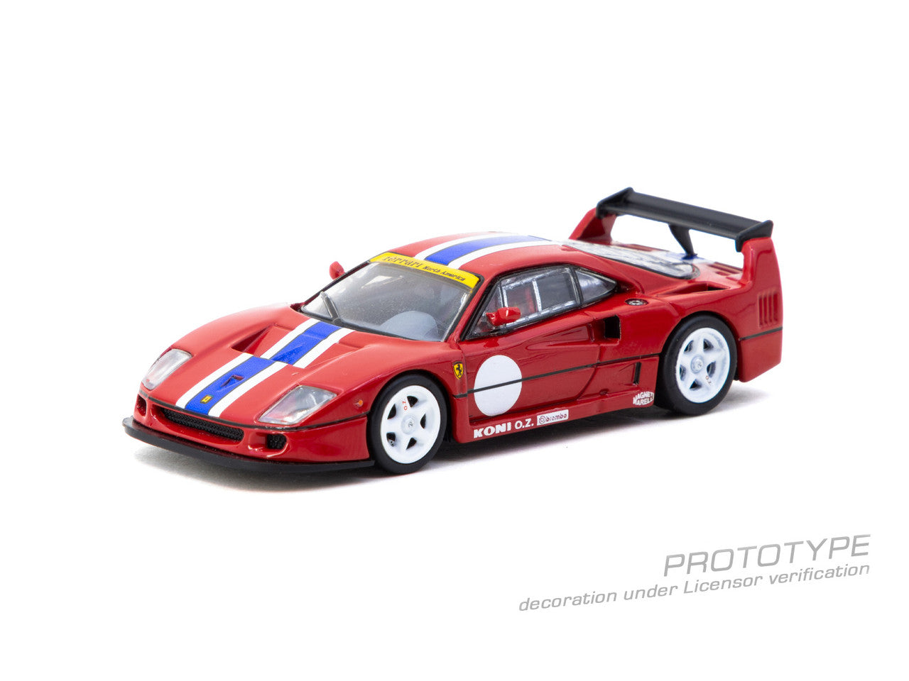 1/64 Ferrari F40 LM Red - Tarmac Models - T64-075-RE2