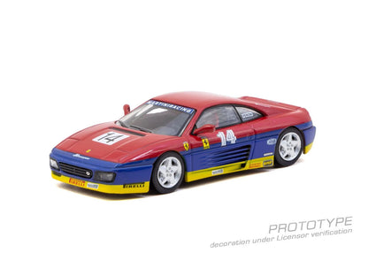 1/64 FERRARI 348 CHALLENGE ITALY 1993 FABIAN PERONI  - Tarmac Works - T64-082-93CHA14 - ** Pre Order**