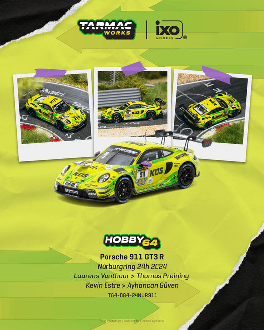 1/64 Porsche 911 GT3 R Nürburgring 24h 2024  - Tarmac Works - T64-084-24NUR911