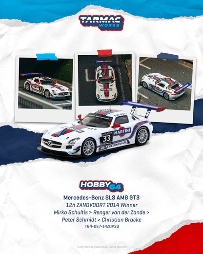 1/64 Mercedes-Benz SLS AMG GT3 - Tarmac Models - T64-087-14ZDV33