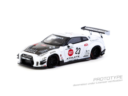 1/64 LB-WORKS NISSAN GT-R R35 type 2 White - Tarmac Models - T64-090-WH