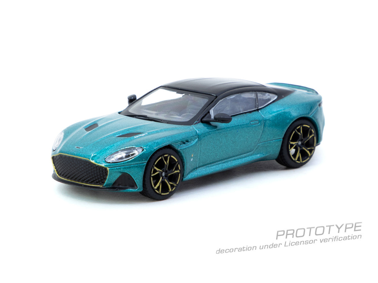 1/64 Aston Martin DBS Superleggera Green Metallic - Tarmac Models - T64G-004-GR