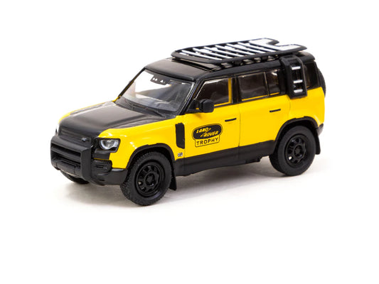 1/64 Land Rover Defender 110 *Trophy Edition*, yellow/black - Tarmac TC-T64G020TE