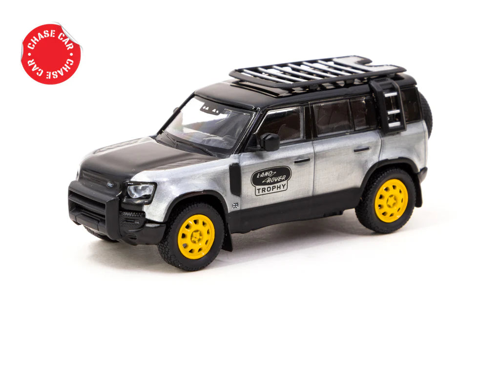 1/64 Land Rover Defender 110 *Trophy Edition*, yellow/black - Tarmac TC-T64G020TE